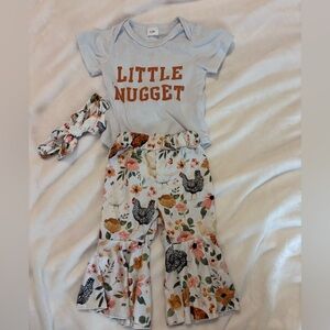 ✨0-3 Bell Bottom outfit✨